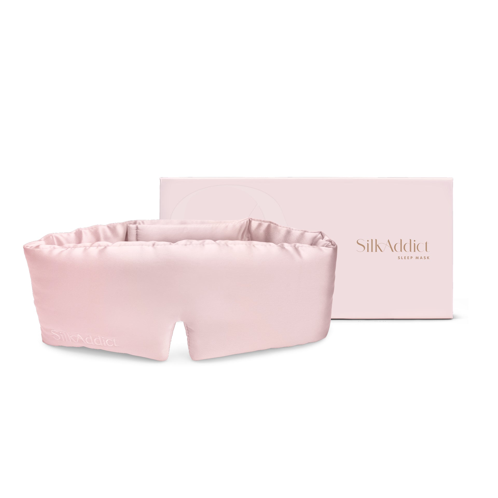 100% Mulberry Sleep Mask Wrap Pale
