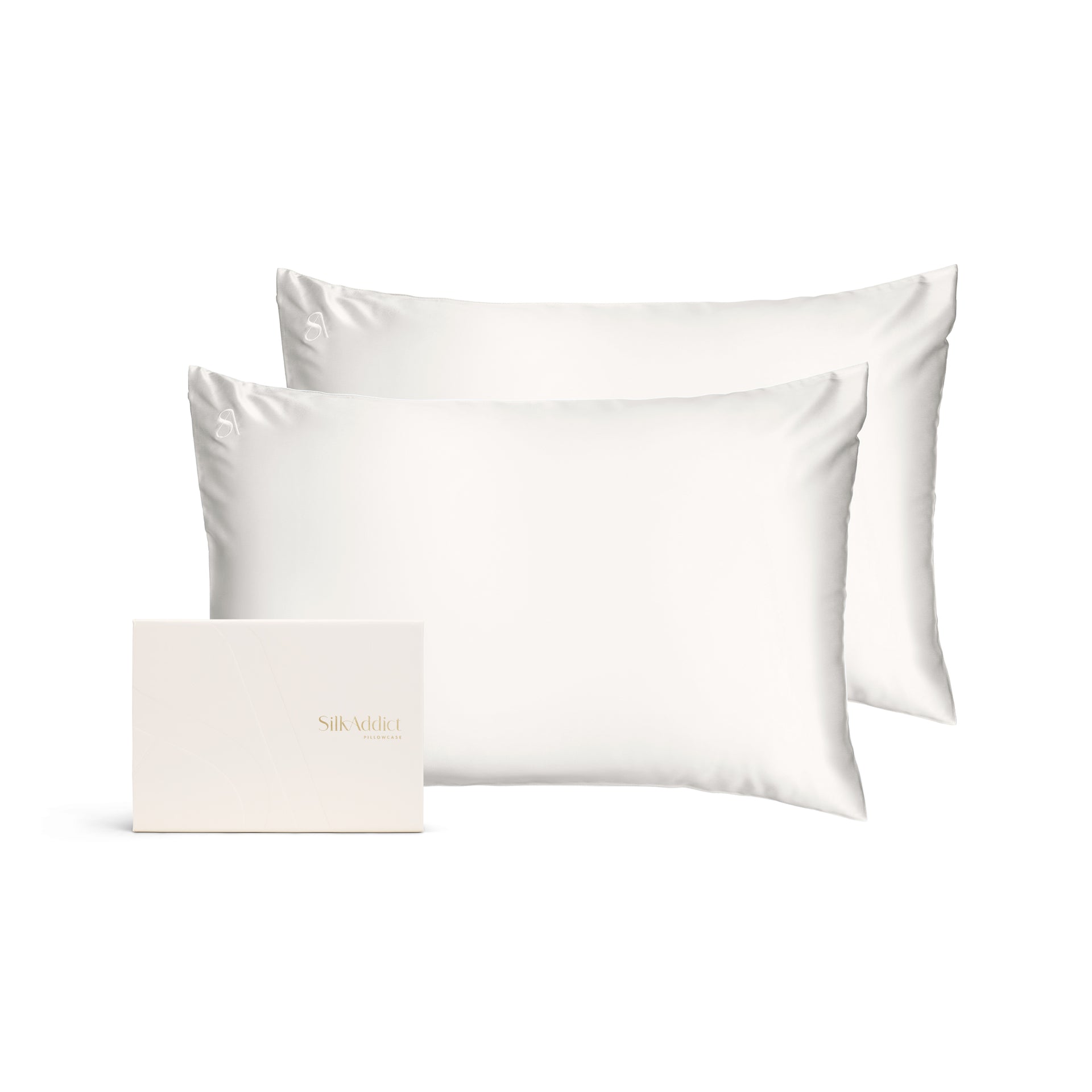 Bridal 100% Mulberry Pillowcase Twinpack