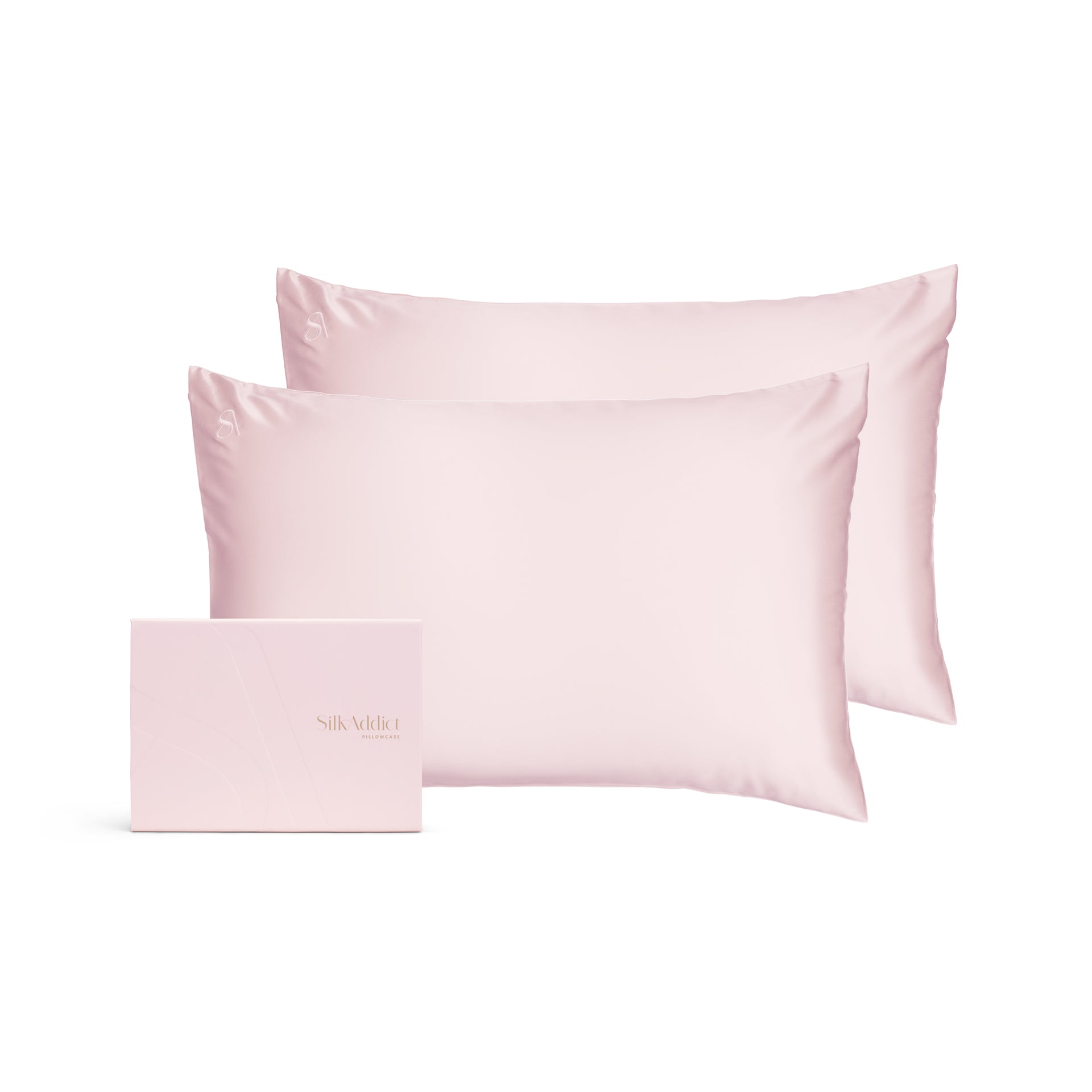 100% Mulberry Pillowcase Twinpack Pale