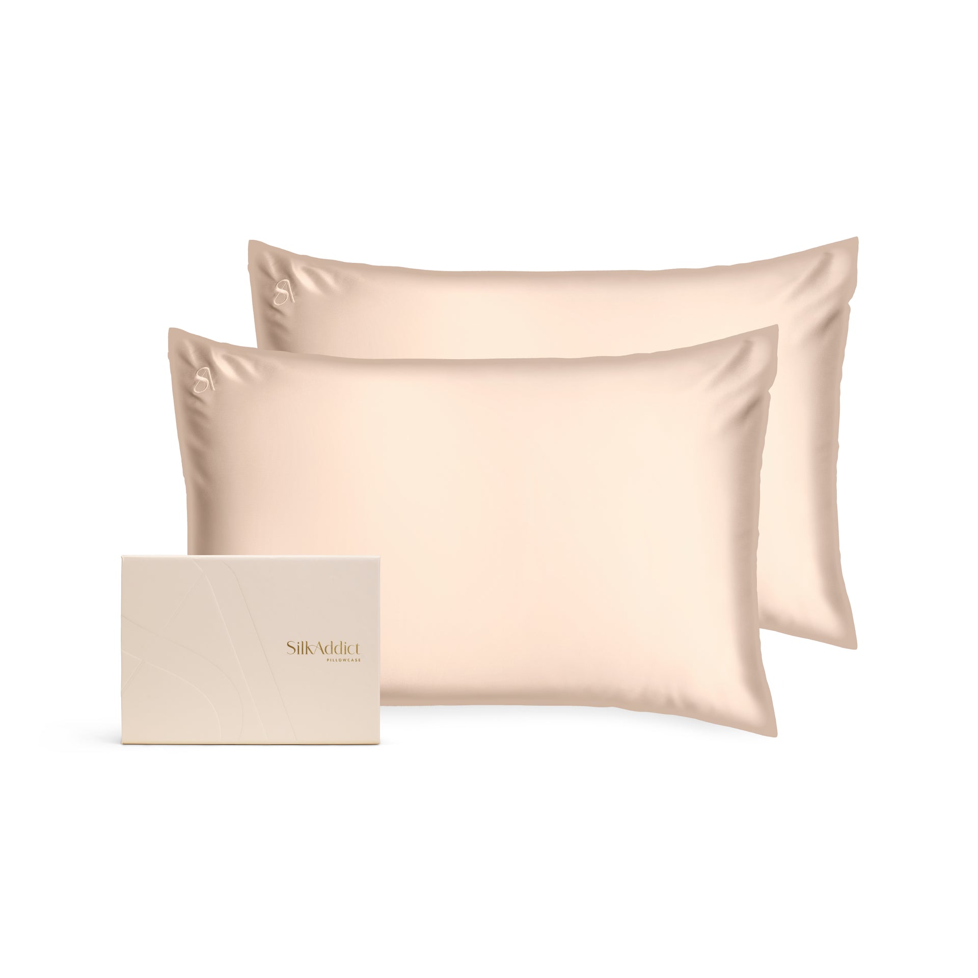 100% Mulberry Pillowcase Twinpack Caramel